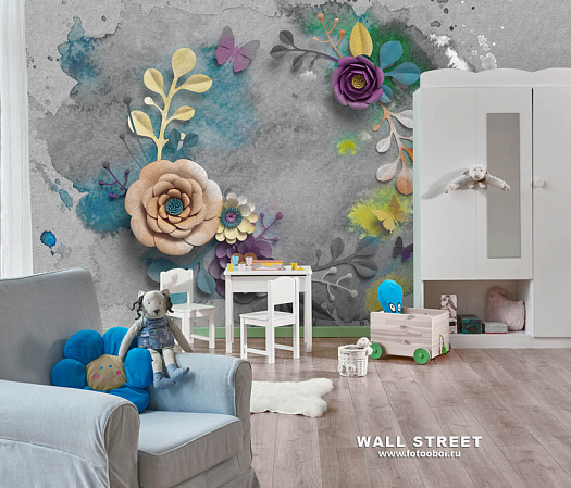 Фотообои в интерьере артикул Applique 18, APPLIQUE, Wall street Фотообои в интерьере артикул Applique 18, APPLIQUE, Wall street