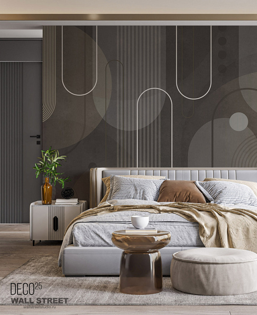 Фотообои в интерьере артикул DECO 25 44, DECO 25, Wall street