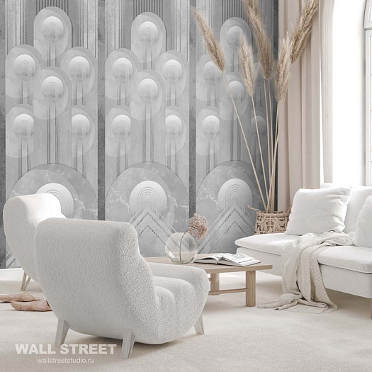 Фотообои в интерьере артикул Deco 27, АРТ-ДЕКО / DECO, Wall street