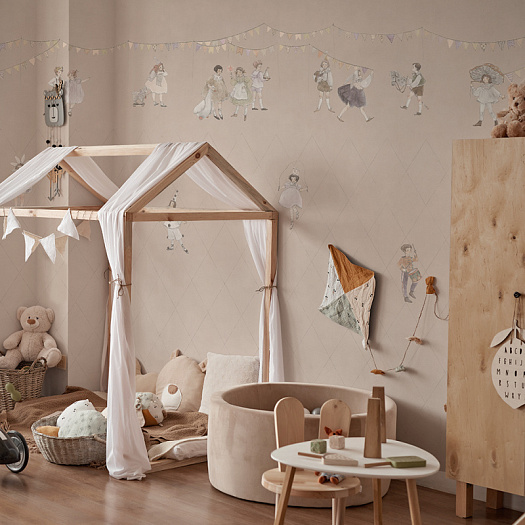 Фотообои в интерьере артикул CARNIVAL 4, KIDS, Factura Фотообои в интерьере артикул CARNIVAL 4, KIDS, Factura